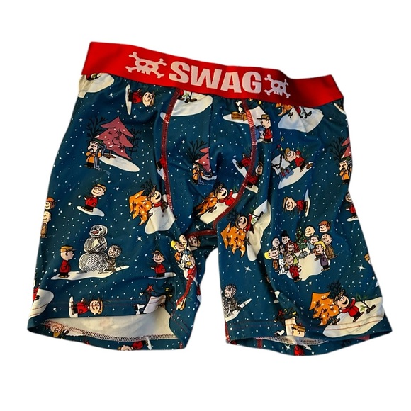 NIB Peanuts Xmas boxer briefs - L - Picture 2 of 5